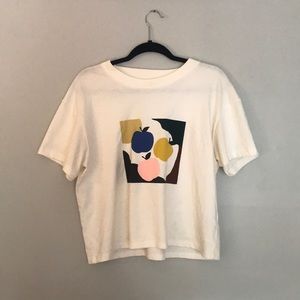 Cropped “apple” tee by Madewell